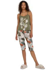 damska-pizama-bawelniana-ze-spodniami-3-4-top-s