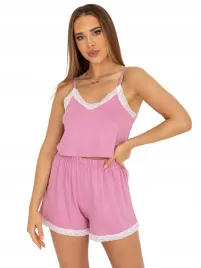 pizama-damska-z-koronka-top-szorty-l-xl