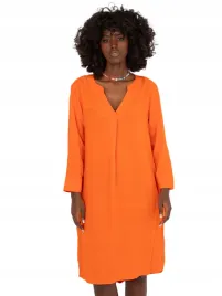 sukienka-oversize-gladka-damska-za-kolano