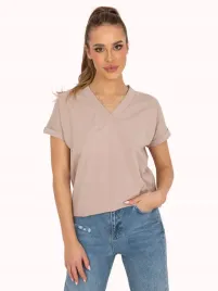 t-shirt-damski-bawelniany-z-dekoltem-w-serek-s-m