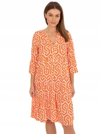 sukienka-letnia-rozkloszowana-z-printem-w-serek