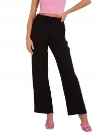 spodnie-materialowe-casualowe-damskie-bawelniane-gladkie