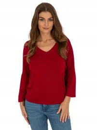 bluzka-oversize-damska-z-dekoltem-w-serek