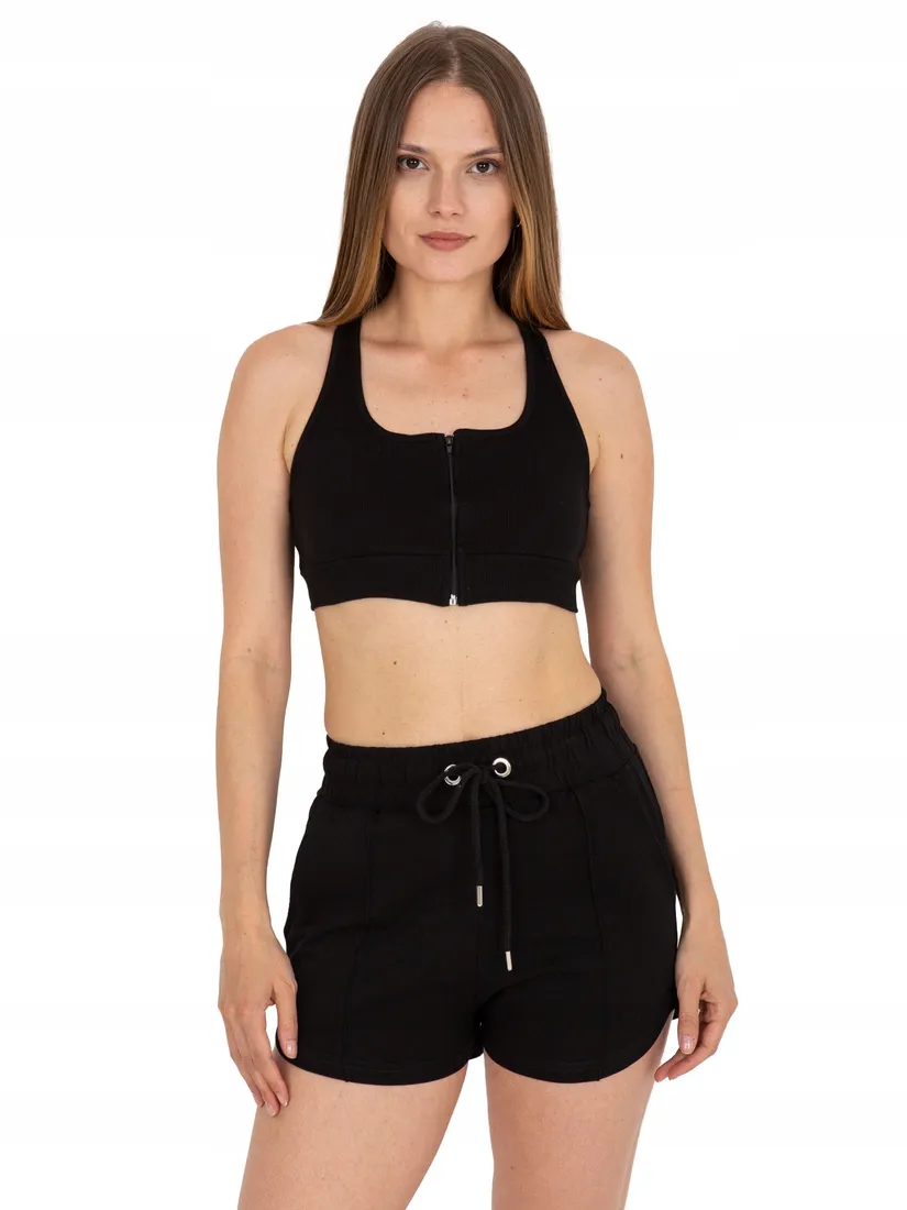 prazkowany-crop-top-damski-basic-z-zamkiem-m