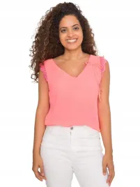 klasyczny-top-damski-koszulka-trojkatny-dekolt