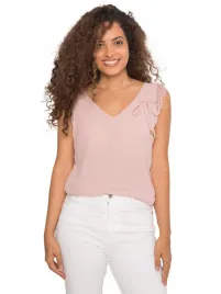 klasyczny-top-damski-koszulka-trojkatny-dekolt