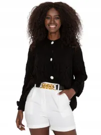 szorty-damskie-eleganckie-z-paskiem-lancuszek-2xl