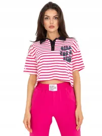 krotka-damska-koszulka-polo-w-paski-krotki-rekaw