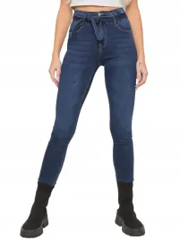 dopasowane-jeansy-damskie-z-wiazaniem-rurki-xs