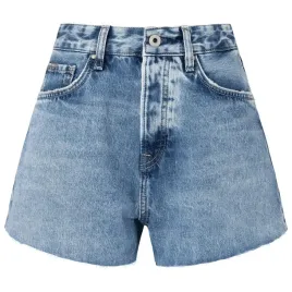 spodenki-damskie-pepe-jeans-suzie-z-wysokim-stanem