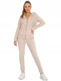 bluza-z-kapturem-spodnie-welurowe-komplet-l