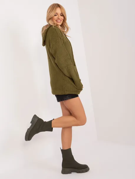 sweter-oversize-damski-gladki-z-kapturem-kolor-zielony