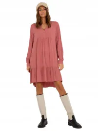 sukienka-damska-boho-z-falbana-w-serek-l