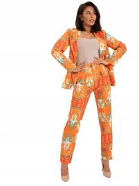 marynarka-elegancka-spodnie-z-nadrukiem-komplet-damski