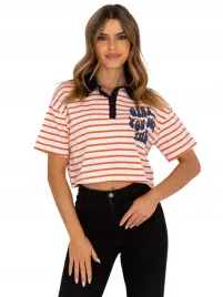 krotka-damska-koszulka-polo-w-paski-krotki-rekaw