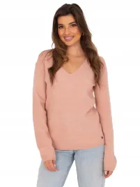 stylowy-gladki-sweter-klasyczny-damski-z-dekoltem-v