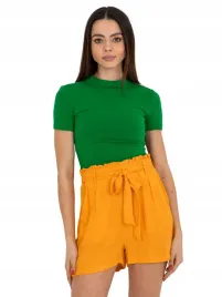 spodenki-damskie-szorty-casualowe-z-paskiem