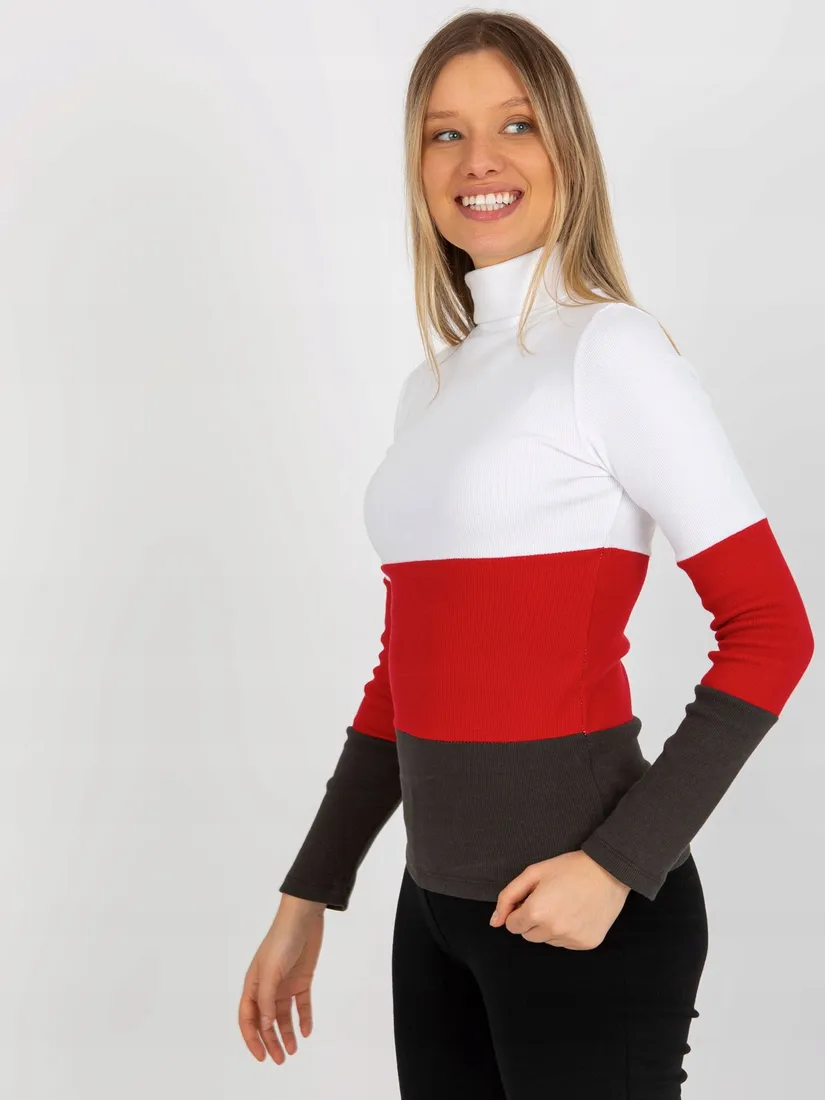 bluzka-damska-basic-z-golfem-w-prazek