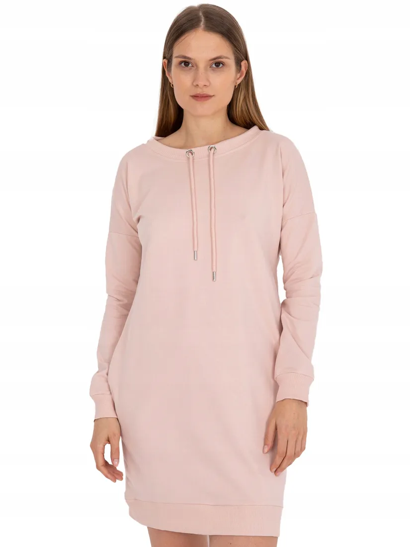 sukienka-damska-dresowa-basic-ze-sciagaczem-l