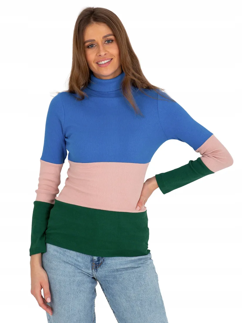 bluzka-damska-basic-z-golfem-w-prazek
