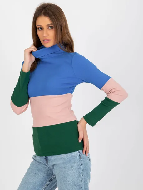 bluzka-damska-basic-z-golfem-w-prazek-plec-produkt-damski