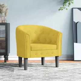 vidaxl-fotel-klubowy-zolty-obity-aksamitem