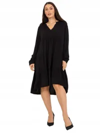 sukienka-damska-boho-z-falbana-w-serek-m