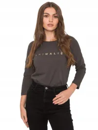 damska-bluzka-bawelniana-napis-okragly-dekolt