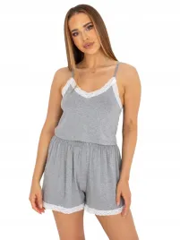 pizama-damska-z-koronka-top-szorty-l-xl