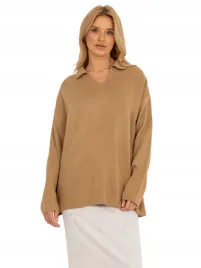 sweter-damski-oversize-z-kolnierzykiem-w-serek