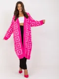 sweter-kardigan-damski-oversize-we-wzory-stan-nowy