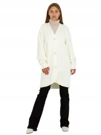 sweter-damski-rozpinany-oversize-ozdobne-guziki