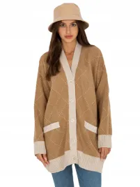 sweter-damski-rozpinany-oversize-guziki-ze-wzorem