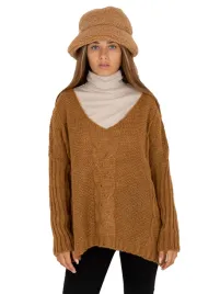 sweter-damski-z-warkoczami-oversize-dekolt-w-serek