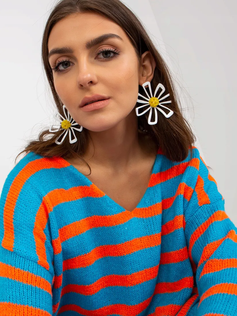 sweter-oversize-damski-w-paski-luzny-stan-nowy