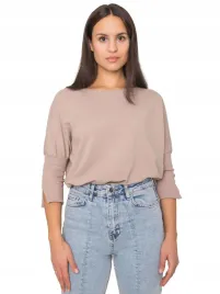 modna-luzna-bluzka-damska-z-rekawem-3-4-l-xl