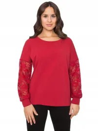 elegancka-luzna-kobieca-bluzka-z-koronka-l-xl