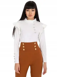 bluzka-damska-welurowa-z-guzikami-i-falbankami