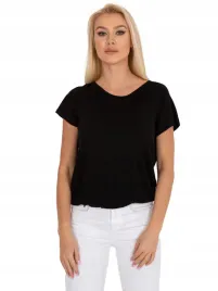 modna-bluzka-damska-krotki-rekaw-kokarda-l-xl