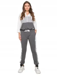 modny-damski-komplet-spodnie-bluza-kaptur-s-m