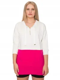 tunika-damska-plus-size-rekaw-3-4-zamek