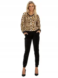 komplet-welurowy-damski-w-panterke-spodnie-bluza