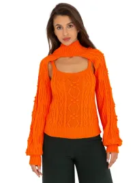 komplet-damski-sweter-welna-top-w-warkocze