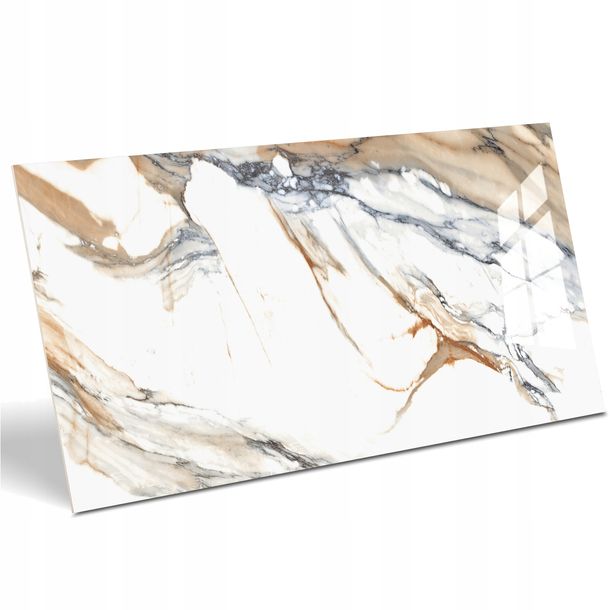 ﻿PŁYTKI ŁAZIENKOWE PODŁOGOWE GRES MARMUR ARABESCATO NATURAL 60x120 cm POŁYSK