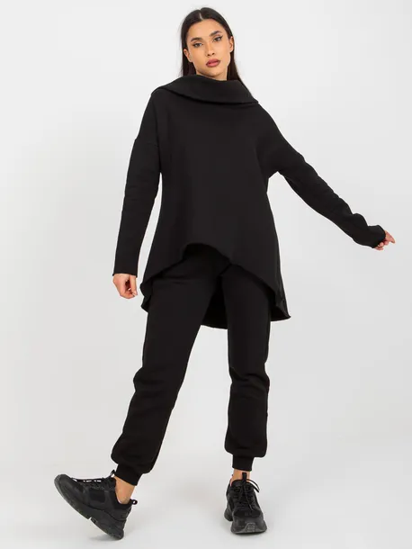 spodnie-dresowe-damskie-bluza-basic-komplet-kolor-czarny