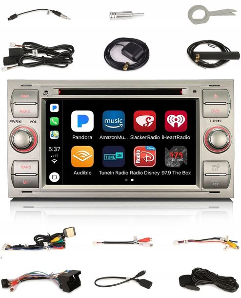 RADIO ANDROID FORD KUGA MK1 MONDEO MK4 FIESTA FUSION 4 GB DSP CARPLAY LTE
