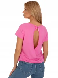 modna-bluzka-damska-krotki-rekaw-kokarda-l-xl