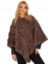 poncho-ponczo-damskie-cieple-futrzane-eleganckie-zimowe