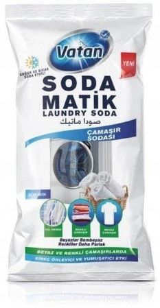 ﻿Soda Matik 100% Soda Kalcynowana – Soda Oczyszczona do Prania i Czyszczenia