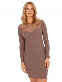 dopasowana-sukienka-damska-z-siateczkowym-dekoltem